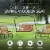 Jack Post Country Garden Outdoor Patio Swing Wooden Seat with Chains, Bronze Perspective: back