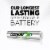 Energizer Power Plus Rechargeable AAA Batteries , 800mAh Triple A Batteries Perspective: back