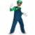 Disguise Nintendo Super Mario Brothers Luigi Classic Boys Costume, Medium/7-8 Perspective: back
