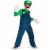 Disguise Nintendo Super Mario Brothers Luigi Classic Boys Costume, Small/4-6 Perspective: back