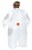 White Baymax Inflatable Costume, Child (One Size Fits All) Perspective: back