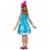 Disguise Poppy Classic W/Headband Trolls Costume, Blue, Medium (7-8) Perspective: back