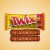 Twix Full Size Caramel Chocolate Cookie Candy Bar Perspective: back