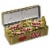 TWIX Holiday Caramel Chocolate Cookie Bar Christmas Candy in a Heritage Tin Perspective: back