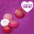 M&M'S Milk Chocolate Valentine Candy Heart Candy Cane Perspective: back