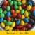 M&M'S Almond Milk Chocolate Candy Sharing Size Bag Perspective: back