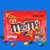 M&M'S Peanut Butter Milk Chocolate Candy Sharing Size Bag Perspective: back