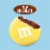 M&M'S Easter Fun Size Milk Chocolate Candy Bag Perspective: back