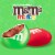 M&M'S Holiday Milk Chocolate Minis Size Christmas Candy Tube Perspective: back
