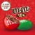 M&M'S Holiday Milk Chocolate Christmas Candy Bag Perspective: back