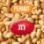M&M’S Peanut Milk Chocolate Valentine’s Day Candy Assortment Bag Perspective: back