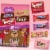 M&M'S Snickers Skittles & Twix Valentine's Day Candy Variety Pack Bulk Bag Perspective: back