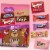 M&M'S Snickers Skittles & Twix Valentine's Day Candy Variety Pack Bulk Bag Perspective: back