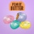 M&M'S Peanut Butter Chocolate Speckled Easter Egg Candy Bag Perspective: back