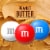 M&M'S Peanut Butter Red White & Blue Chocolate Summer Candy Party Size Bag Perspective: back