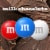 M&M'S Milk Chocolate Red White & Blue Summer Candy Party Size Bag Perspective: back