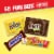 M&M'S & Snickers & Twix Fun Size Variety Pack Chocolate Candy Bars Assortment Bag Perspective: back