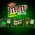 M&M'S Glow In The Dark Milk Chocolate Fun Size Halloween Candy Perspective: back
