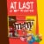 M&M's Classic Mix Chocolate Candy Sharing Size Bag Perspective: back