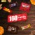 M&M'S Milk Chocolate Skittles Snickers Starburst & Twix Halloween Candy Assortment Perspective: back