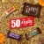 M&M'S Milky Way Twix & Snickers Mixed Chocolate Halloween Candy Assortment Perspective: back