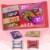Snickers Twix & More Assorted Chocolate Valentine Day Candy Perspective: back
