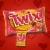 Twix Minis Caramel Chocolate Cookie Valentine's Day Chocolate Candy Perspective: back