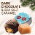 Dove Promises Dark Chocolate & Sea Salt Caramel Frosty & Festive Christmas Candy Perspective: back