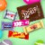 M&M's Snickers Twix 3 Musketeers & Starburst Assorted Easter Basket Candy Bag Perspective: back