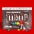 M&M'S Milk Chocolate Candy Sharing Size Bag Perspective: back