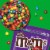 M&M'S 50% Cacao Dark Chocolate Candy Family Size Bag Perspective: back
