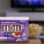 M&M'S Dark Chocolate Candy Sharing Size Bag Perspective: back