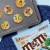 M&M's® Crunchy Cookie Chocolate Candy Perspective: back