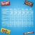 M&M’S, Skittles, Snickers, Twix & Starburst Candy Bulk Variety Pack, 52 Count Perspective: back