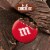 M&M’S Milk Chocolate Candy Valentines Day Gift Heart Box Perspective: back