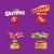 Twix Milky Way STARBURST & SKITTLES Candy Variety Pack Party Size Bulk Bag Perspective: back