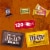 M&M'S Snickers Twix & Milky Way Milk Chocolate Halloween Candy Variety Pack Bag Perspective: back