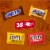 M&M'S & Snickers Fun Size Individually Wrapped Milk Chocolate Halloween Candy Variety Bulk Bag Perspective: back