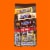 Snickers Almond Snickers & Snickers Crunchy Peanut Butter Chocolate Halloween Candy Bag Perspective: back