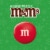 M&M'S Peanut Butter Milk Chocolate Red and Green Christmas Candy Bag Perspective: back
