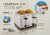 Hamilton Beach Brushed Stainless Steel Toaster Perspective: back