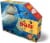 I AM Lil Shark 100 Piece Animal-Shaped Jigsaw Puzzle Perspective: back