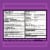 Allegra 24HR Non-Drowsy Antihistamine Tablets Perspective: back