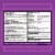 Allegra 24HR Non-Drowsy Antihistamine Tablets Perspective: back
