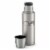 16 oz Stainless Steel Bottle Matte Steel Perspective: back