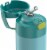 Thermos FUNtainer Stainless Steel Water Bottle - Blue/Green Perspective: back