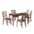 HD Designs Flynn Dining Set Perspective: back