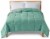 Everyday Living Reversible Down Alternative Comforter - Green Perspective: back