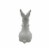 Holiday Home Ceramic Bunny w/ Pink Egg Perspective: back