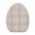 Holiday Home Flowers/Plaid Egg Decor Perspective: back